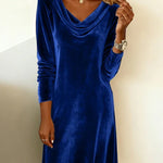 Olga | Loose Fitting Velvet Dress