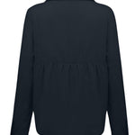 Casual Solid Button Shirt Collar Blouse