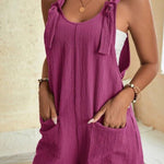 Casual fashion suspenders jumpsuit