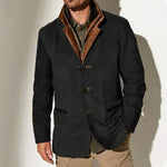 Arthur™ | Vintage Suede-Look Layered Blazer Jacket