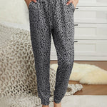 Nadorine Casual Drawstring Elastic Waist Jogging Jogger Pants with Pockets