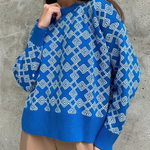 Chic on-trend Jacquard Sweater