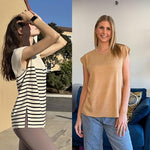 Nadorine Short Sleeve Sweater Knit Going Out Sweater Tops