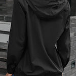 Casual Sportswear Solid Pocket Hooded Collar Outerwear