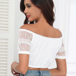 Nadorine Dirndl Blouse Women's Lace Dirndl Blouse (DE Only)