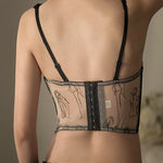 Nadorine Corset Lace Bralette Crop Tank