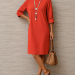 Francine – Flowy Tummy-Flattering Midi Dress
