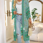 Loose Holiday Casual Three Quarter Sleeve Cardigan