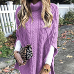 Till It's Over High Neck Cape Sweater