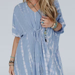 TIE DYE KIMONO DRESS