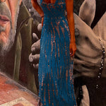 Margovil Criss Cross Open Back Tie Dye Maxi Dress(6 Colors Available)