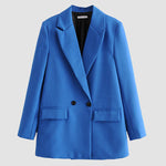 Two Buttons Loose Urban Casual Suit Women's Blazer Jacket