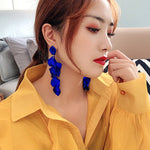 Stylish Tasseled Acrylic Earrings Accessories