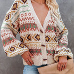 Loose Casual V-neck Cardigan Sweater Jacket
