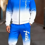 KZZ Stylish Ombre Activewear Set