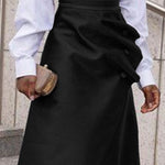 A-Line Loose Asymmetric Buttoned Pleated Split-Joint Skirts