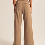 Wide Leg Pants High Waisted Business Casual Trousers Loose Suit Pants