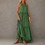 Susan - Ruffle Sleeveless Maxi Dress