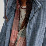 Nadorine Women's Cardigan Zipper Sweater Loungewear Outerwear Hoodie Long Jacket