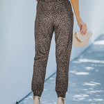 Nadorine Casual Drawstring Elastic Waist Jogging Jogger Pants with Pockets