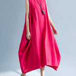 Vintage Losse Casual Boho Chic Swing Maxi Sundress