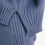 Nadorine Casual Knit Two-Piece Set Loose-Fit Sweater and Wide-Leg Pants