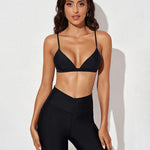 High Waisted Tummy Control Bikini Bottoms Stretchy Quick Dry Water Beach Shorts with Pockets