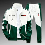 KZZ Men's Athletic Set Casual Sports Jacket and Jogging Pants