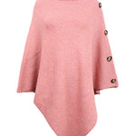 Casual 7 Colors High-Neck Sweater Cape