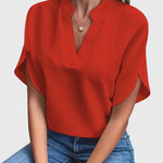 Beatrix | Soft and Elegant V-Neck Shirt