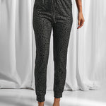 Nadorine Casual Drawstring Elastic Waist Jogging Jogger Pants with Pockets