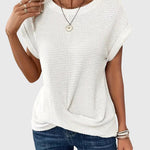Aleah | Stylish Crew Neck Blouse