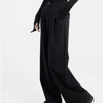 High Waist Suit Wide Leg Pants