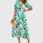 Paulina | Flattering Floral Midi Dress