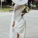 Loose Solid Color Spaghetti-Neck Maxi Dresses Two Pieces Set