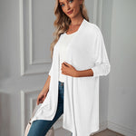 Nadorine Women's Cable Knit Oversized Dressy Cardigan Jackets Long Sleeve Cardigan Sweaters