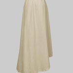 A-Line Loose Asymmetric Elasticity Pockets Split-Joint Skirts Bottoms