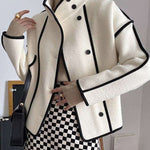 Urban Color Block Long Sleeve Jacket