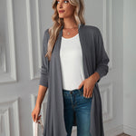 Nadorine Women's Cable Knit Oversized Dressy Cardigan Jackets Long Sleeve Cardigan Sweaters