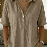 Bianca | Casual Button-Up Collar Shirt