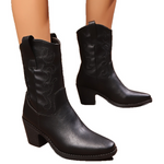 Freya - British Style Mid-Calf Boots