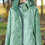 Leire | Leaf Print Windbreaker