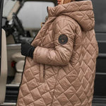 Hortensia | Elegant Quilted Down Jacket with Hood