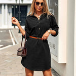 Nadorine Women's Cotton Shirt Dress