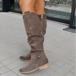 Ana María | Suede Knee Boots