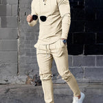 KZZ Essential Waffle Hoodie & Pants Combo | Men's Quick-Dry Lounge Set