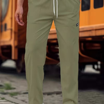 Calder | Casual Lightweight Straight-Leg Pants
