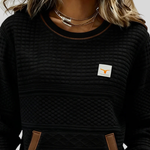 Noelle | Crew Neck Colorblock Sweatshirt