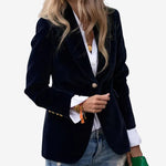 Alina | Women's Blazer Jacket with Lapel Collar and Buttons
