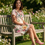 Silas | Refined Petal Knee Length Dress